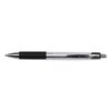 Universal One Ballpoint Pen, RT, Gel Ink, Black, PK12 UNV168V BLK